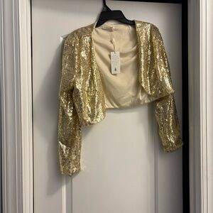 Bella Marie Gold Sequin Wrap